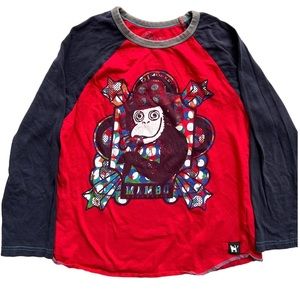 Mambo Australia raglan monkey shirt size S or 7-8Y